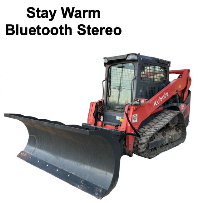 Skid Steer w/Snow Plow hover