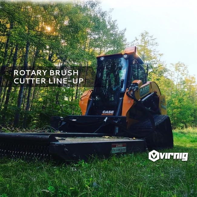 Skid Steer w/Brush Cutter hover