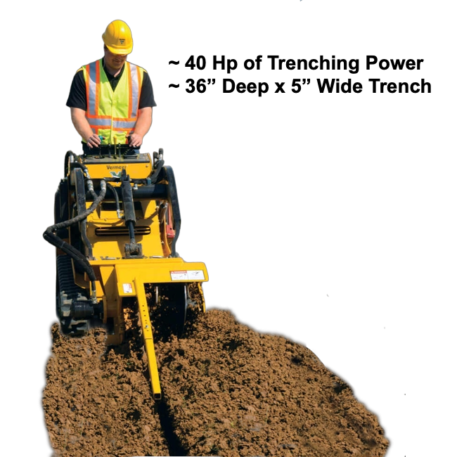 Mini Skid + Trencher hover