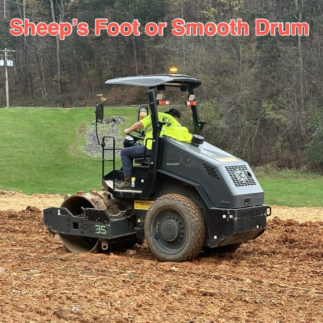 48" Single Drum Compactor hover