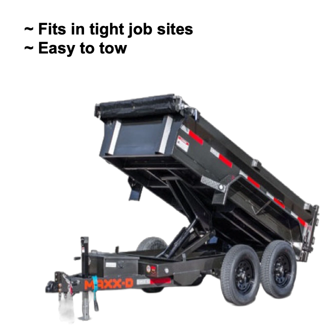 Dump Trailer: 5' x 10' hover