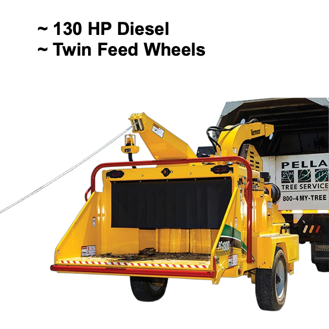 Wood Chipper - 18" w/Winch hover