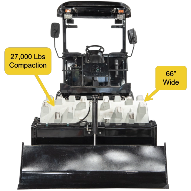66" Single Drum Compactor hover