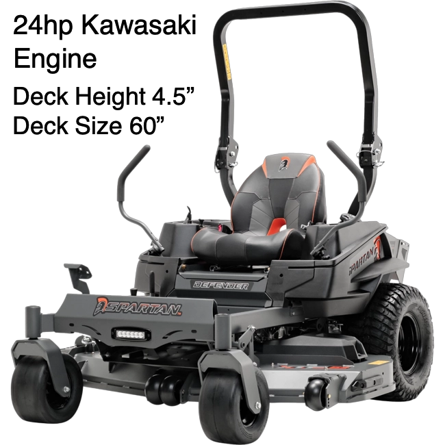 Spartan Defender Mower hover