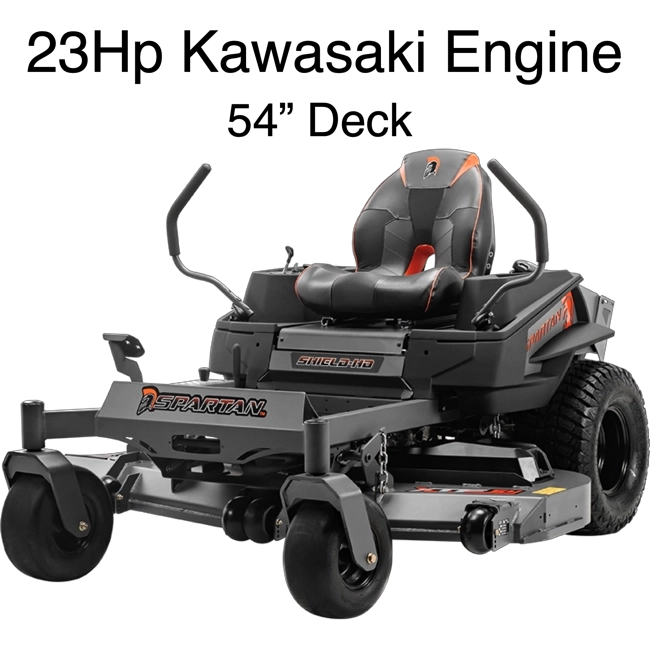 Spartan Shield HD Mower hover