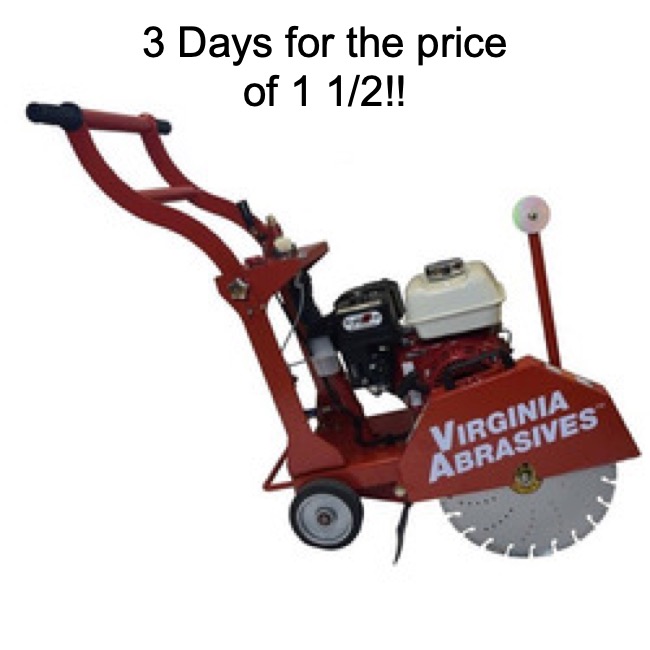 14" Compact Floor Saw - Weekend Special