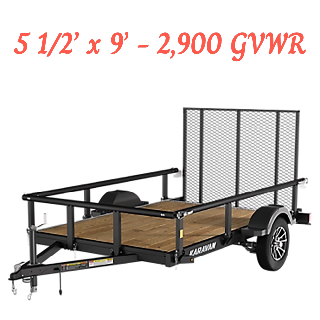 Utility Trailer 5.5' x 9' - Daily