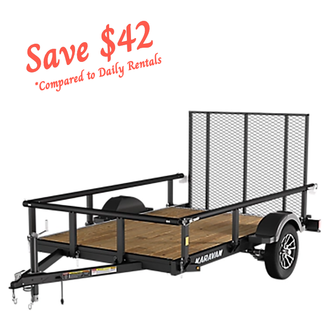 Utility Trailer - Weekend Special