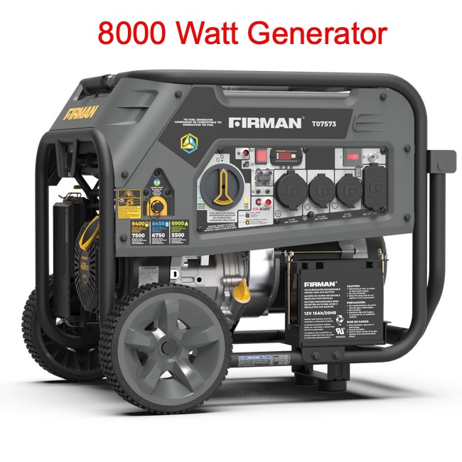 Generator - 8000 Watt - Daily